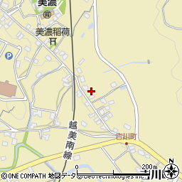 岐阜県美濃市3081周辺の地図