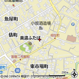 岐阜県美濃市相生町2483周辺の地図