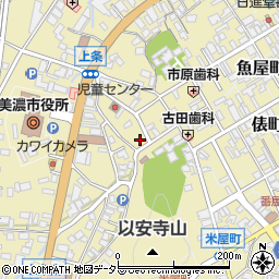 岐阜県美濃市2075周辺の地図