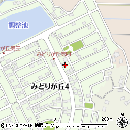 千葉県大網白里市みどりが丘4丁目39周辺の地図