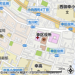 川崎市　幸スポーツセンター周辺の地図