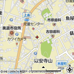 岐阜県美濃市2053周辺の地図