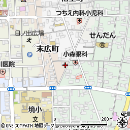 鳥取県境港市末広町20周辺の地図