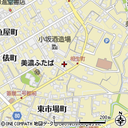岐阜県美濃市相生町2478周辺の地図