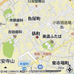 岐阜県美濃市2161周辺の地図