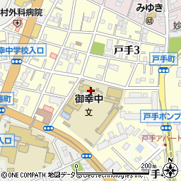 川崎市立御幸中学校周辺の地図
