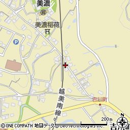 岐阜県美濃市3101周辺の地図