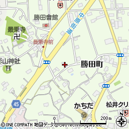 神奈川県横浜市都筑区勝田町1157-1周辺の地図