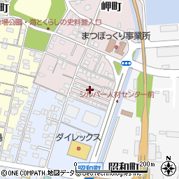 鳥取県境港市岬町1周辺の地図