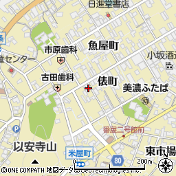 岐阜県美濃市2125周辺の地図