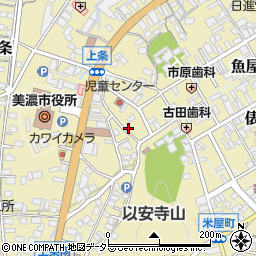 岐阜県美濃市2047周辺の地図