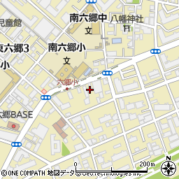 カースタレンタカー大田区南六郷店周辺の地図