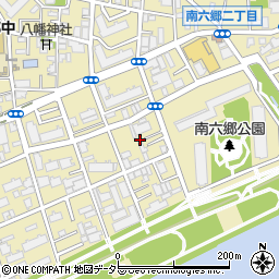 東京都大田区南六郷2丁目36周辺の地図