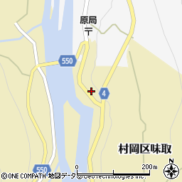 兵庫県美方郡香美町村岡区味取857周辺の地図