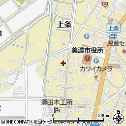 岐阜県美濃市1250周辺の地図
