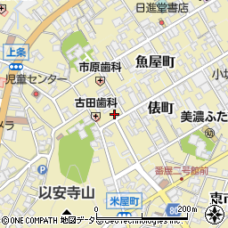 岐阜県美濃市2113周辺の地図