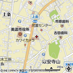 岐阜県美濃市88周辺の地図