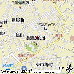 岐阜県美濃市相生町2216周辺の地図