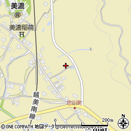 岐阜県美濃市3077周辺の地図