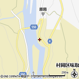 兵庫県美方郡香美町村岡区味取851周辺の地図