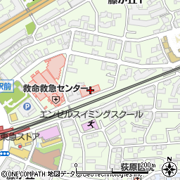 昭和大病院研究棟周辺の地図