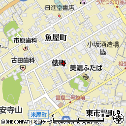 岐阜県美濃市2169周辺の地図