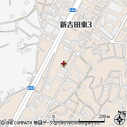 セブンイレブン横浜新吉田東３丁目店周辺の地図