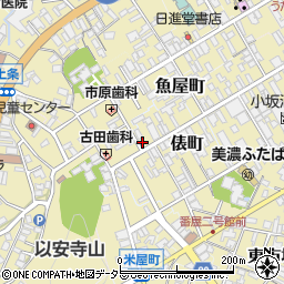 岐阜県美濃市2122周辺の地図