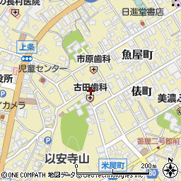 岐阜県美濃市2099周辺の地図