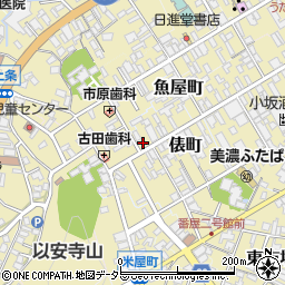 岐阜県美濃市2123周辺の地図