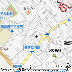 神奈川県相模原市南区鵜野森1丁目17-5周辺の地図