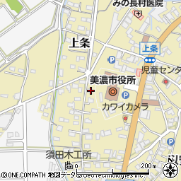 岐阜県美濃市1244周辺の地図