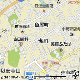 岐阜県美濃市2160周辺の地図