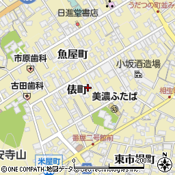 岐阜県美濃市2176周辺の地図