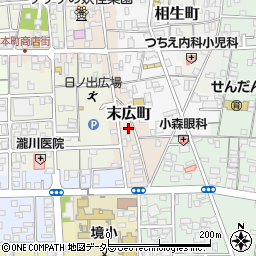 鳥取県境港市末広町8周辺の地図