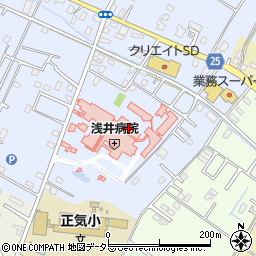 浅井病院（静和会）周辺の地図