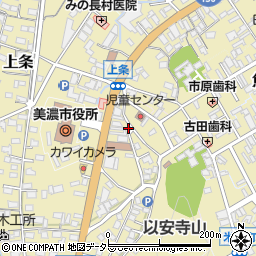 岐阜県美濃市2039-1周辺の地図