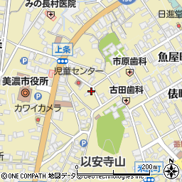 岐阜県美濃市2083周辺の地図