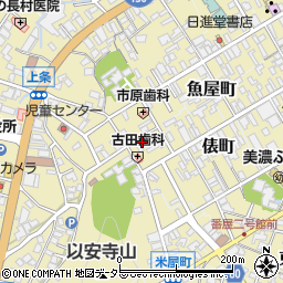 岐阜県美濃市2100-1周辺の地図