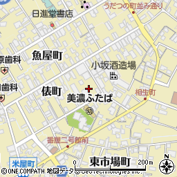岐阜県美濃市2216-14周辺の地図