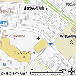 メガネアモイオンおゆみ野店周辺の地図