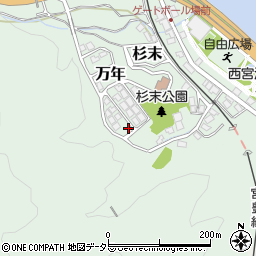 京都府宮津市万年1077周辺の地図