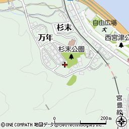 京都府宮津市万年1095周辺の地図