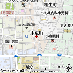 鳥取県境港市末広町8-1周辺の地図
