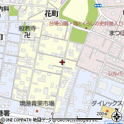 鳥取県境港市花町75周辺の地図
