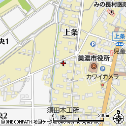 岐阜県美濃市1235周辺の地図