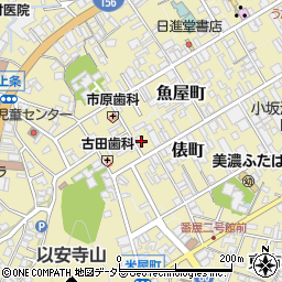 岐阜県美濃市2105周辺の地図