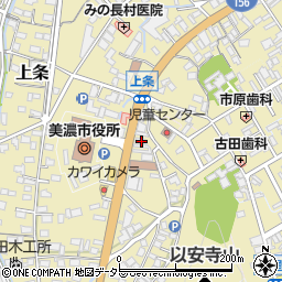 岐阜県美濃市86周辺の地図