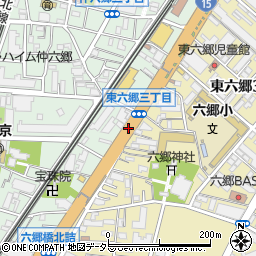六郷神社周辺の地図