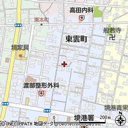 鳥取県境港市東雲町49-3周辺の地図